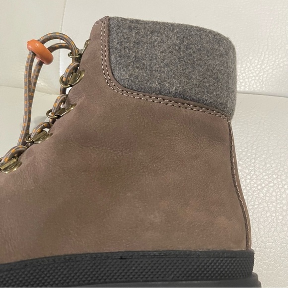 LUCKY BRAND Eavan Womens Suede Ankle Combat & Lace-Up Chunky Boots size 9 NWOT - Picture 7 of 16